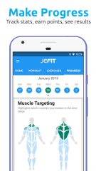JEFIT Workout Tracker, Weight Lifting, Gym Log App 3