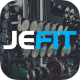 JEFIT Workout Tracker, Weight Lifting, Gym Log App Logo